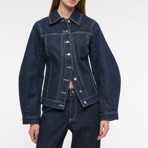 Abercrombie Slim barrel Sleeve Denim Jacket - L